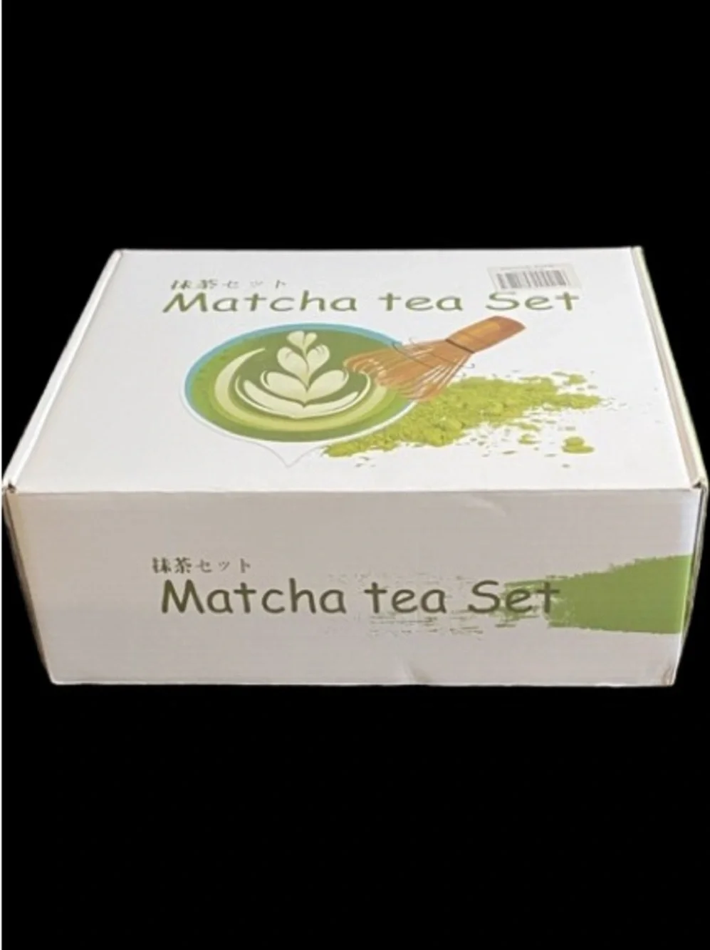 6 Pieces Green Matcha Kit for Matcha Lover Tea Ceremony White Ceramic Bamboo